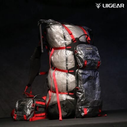Lii Gear Parasite 7th-Gen Frame Pack – Outdoor Hiking & Trekking Multifunctional Backpack System